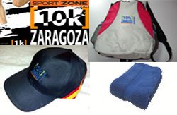 Sorteo de un Pack de Merchandasing de la «Sport Zone 10k Zaragoza» compuesto por: Mochila, Gorra y Toalla.
