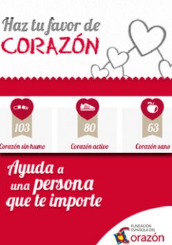 CADENA DE FAVORES<br>¡HAZ TU FAVOR CARDIOSALUDABLE!