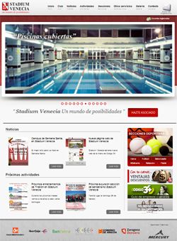 Stadium Venecia estrena su nueva web