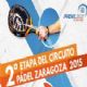 Inscripciones 2ª Etapa del Circuito Pádel Zaragoza 2015