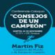 Conferencia-Coloquio «Consejos de un campeón» por Martín Fiz