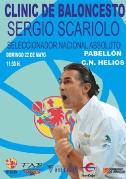 Clinic de Sergio Escariolo, seleccionador nacional de baloncesto