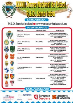 XXXIII Torneo Nacional de Fútbol «R. S. D. Santa Isabel». Categorías Cadete e Infantil