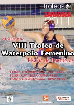 VII Trofeo «CAI-Ciudad de Zaragoza» de Waterpolo Femenino