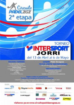 Finales del «Torneo Intersport Jorri» de Pádel