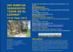 VIII Marcha senderista «Goya en el camino»