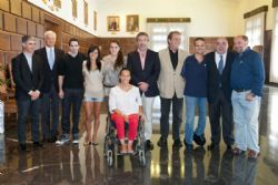 Entrega de la distinción de «zaragozanos ejemplares» a los deportistas participantes en Londres 2012