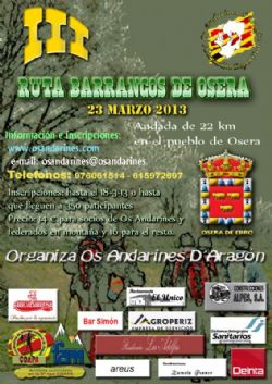 III Ruta de los Barrancos de Osera