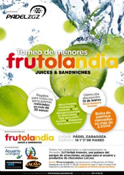 Torneo de Pádel para Menores «Frutolandia»