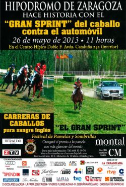 Carreras de Caballos + Gran Sprint: Caballo vs Automóvil