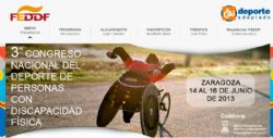 Zaragoza acoge el 3º Congreso de la Federación Española de Deportes de Personas con Discapacidad Física