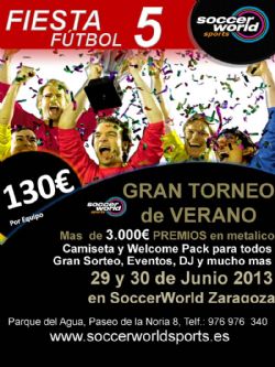 Torneo de Verano de Futbol 5 «Soccer World»
