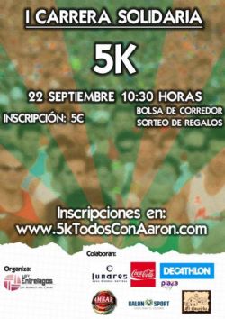 Carrera Solidaria 5K «Todos Con Aarón»