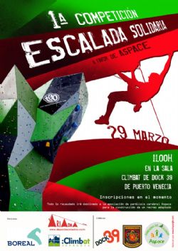 Competición de Escalada Solidaria a favor de ASPACE