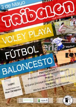 Torneo «Tribalón»: Voley-Playa - Fútbol - Baloncesto
