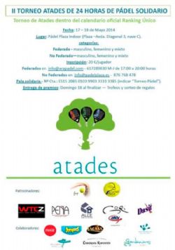 II Torneo Solidario Atades de Pádel 24 horas