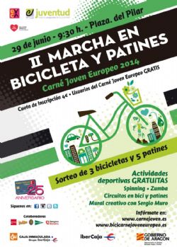 II Marcha en Bicicleta y Patines «Carné Joven Europeo»