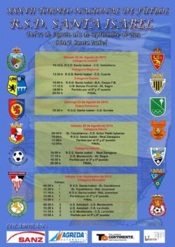 XXXVII Torneo Nacional de Fútbol «R. S. D. Santa Isabel». Categorías Infantil y Alevín