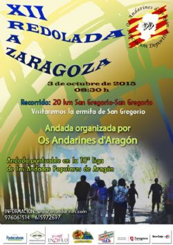 XII Marcha senderista «Redolada a Zaragoza» 