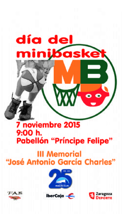 Ampliar foto: XX Día del Minibasket 2015<br>III Memorial «José Antonio García Charles» 