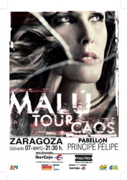 Malú actuará en el Pabellón «Príncipe Felipe» el 7 de mayo