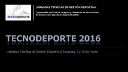 TECNODEPORTE, Salón Internacional de Equipamiento y Servicios para Instalaciones Deportivas, de Ocio y Salud