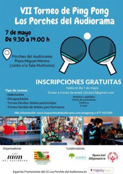 VII Torneo de Ping-Pong «Los Porches del Audiorama»