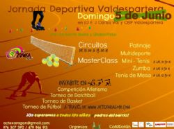 Este domingo, Jornada Deportiva en Valdespartera