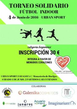 Torneo Solidario de Fútbol Benjamín Indoor