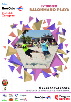 Este fin de semana, Trofeo «Ibercaja-Ciudad de Zaragoza» de Balonmano Playa