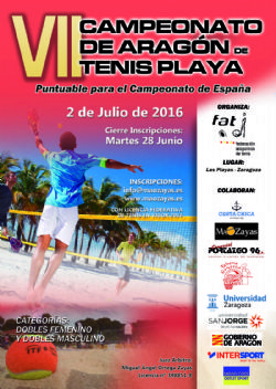 VII Campeonato de Aragón de Tenis Playa
