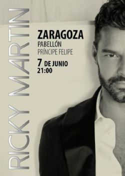 Ricky Martin actuará el 7 de junio en el «Príncipe Felipe»