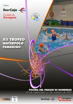 XII Trofeo «Ibercaja-Ciudad de Zaragoza» de Waterpolo Femenino 