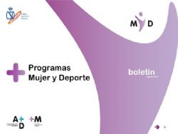 El Consejo Superior de Deportes lanza el segundo número del boletín «Programas Mujer y Deporte»