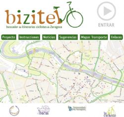 La Ciclería presenta «Bizitel», un calculador de rutas ciclistas por la ciudad de Zaragoza