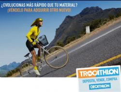 ¿Quieres vender tu viejo material deportivo? ¿Deseas ahorrar comprando material usado?. Decathlon celebrará en octubre el «Trocathlon»,  jornadas de trueque de material deportivo.