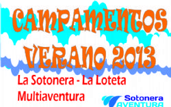 Campamentos de verano multiaventura 2013 en los embalses de La Sotonera y La Loteta