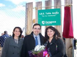 El «potrero» de Rosales del Canal pasa a llamarse «Toño Andía» en memoria de este vecino del barrio