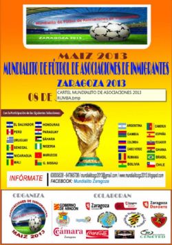 Mundialito de Fútbol de Asociaciones de Inmigrantes «MAIZ 2013»