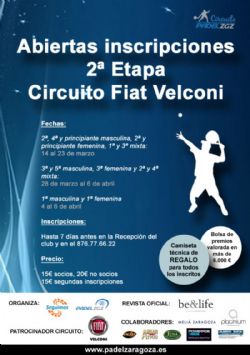 Primeras finales de la 2ª Etapa del Circuito Fiat Velconi de Pádel