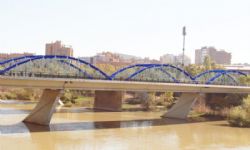 Comienza la construcción del nuevo carril bici de la Avenida Puente del Pilar y continúan los trabajos en el de Tenor Fleta