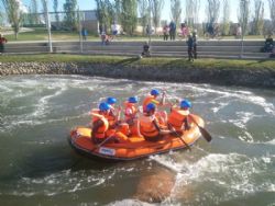 Practica deporte en el Parque del Agua