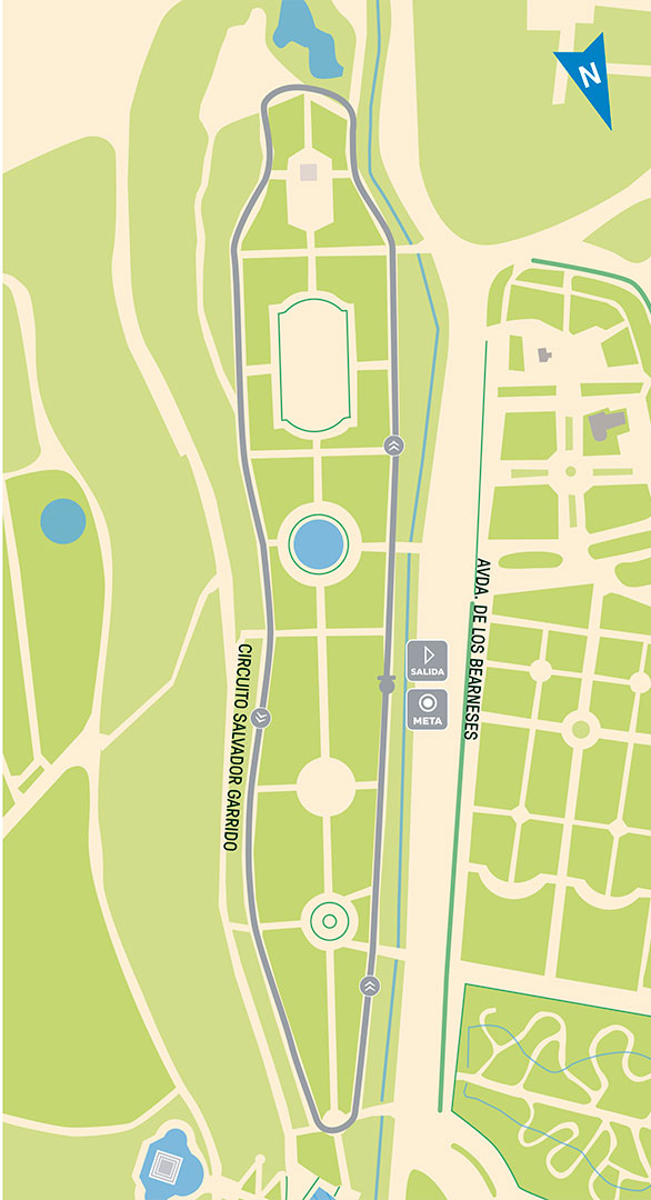 Mapa Circuito 900 metros