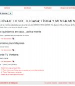 La Concejalía de Mayores promueve la actividad física y mental desde casa para mantener hábitos saludables durante el confinamiento