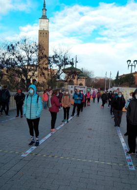 Zaragoza Deporte amplia las andadas gratuitas para mayores de 55 años hasta mayo de 2021