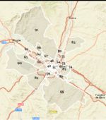 Mapa del término municipal de Zaragoza