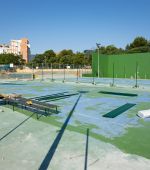 El CDM Gran Vía estrenará en julio dos nuevas pistas de tenis de césped artificial