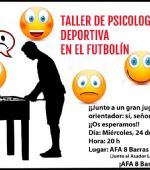 Taller de psicología deportiva en el futbolín