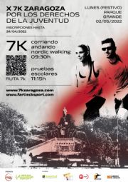 Carrera Popular 7k Zaragoza «Por los Derechos de la Juventud»