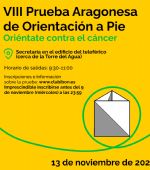 8ª Prueba Liga Aragonesa de Orientación a Pie. Oriéntate contra el cáncer.